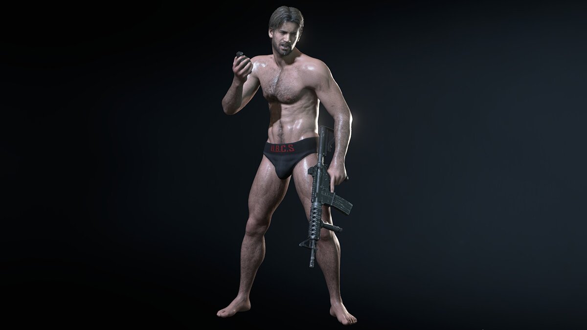 Resident Evil 3 — Карлос в трусах-боксерах