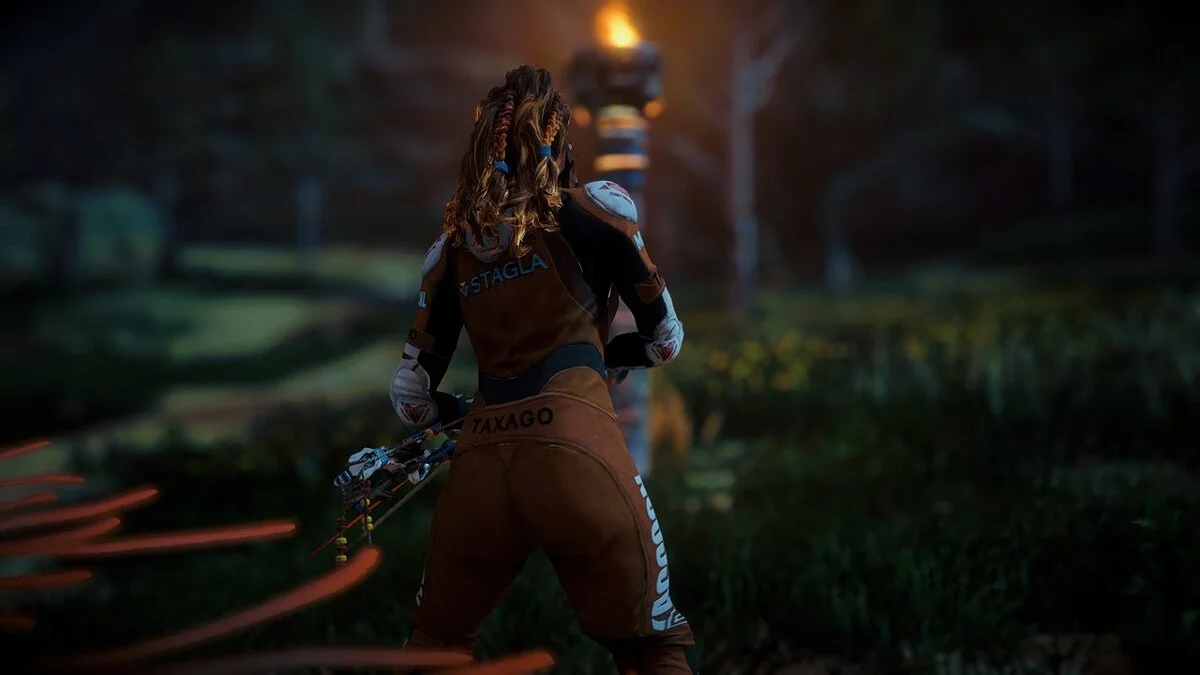 Horizon Zero Dawn Complete Edition — Элой в костюме Эльзы Уокер