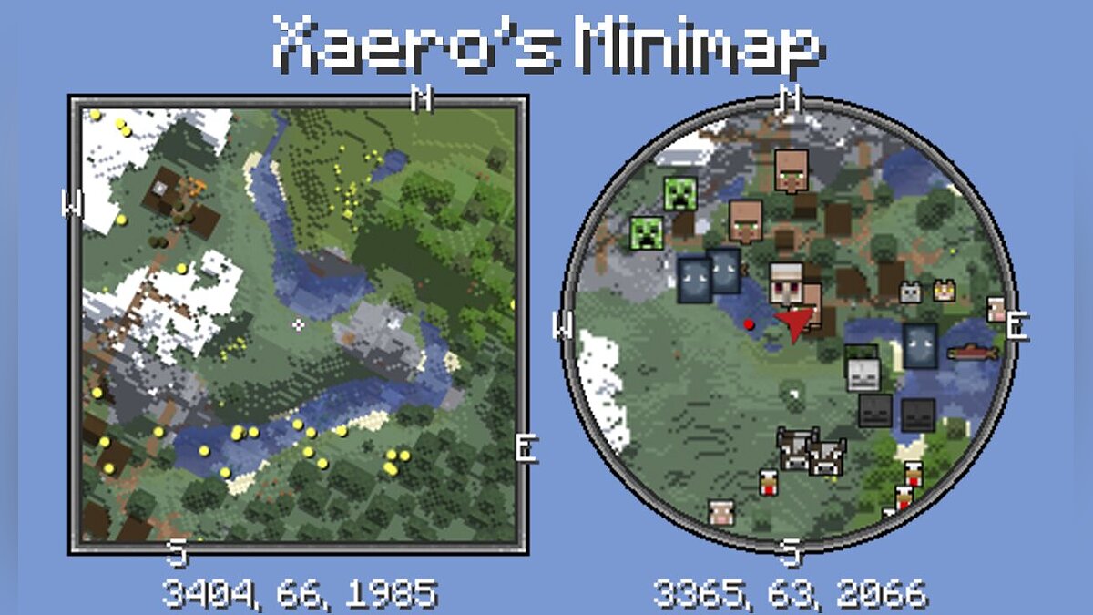 Minecraft — Xaero's Minimap