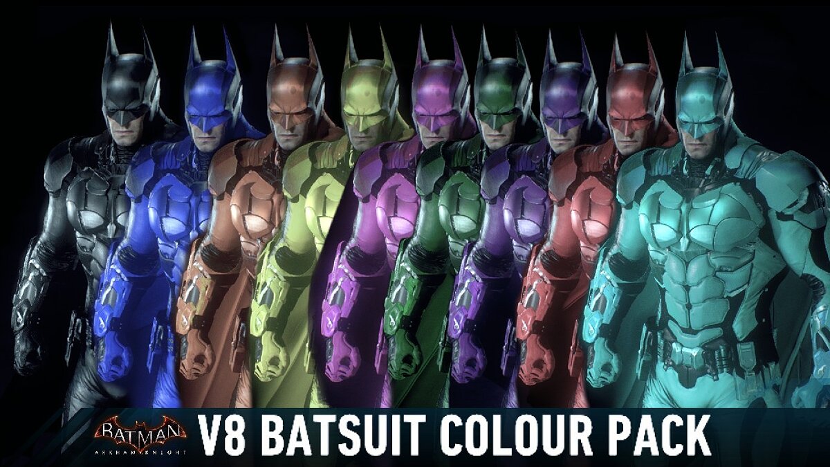 Batman: Arkham Knight — Набор цветов для костюма V8