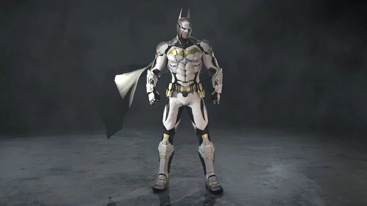 Batman: Arkham Knight — Бело-золотой костюм v 8.04