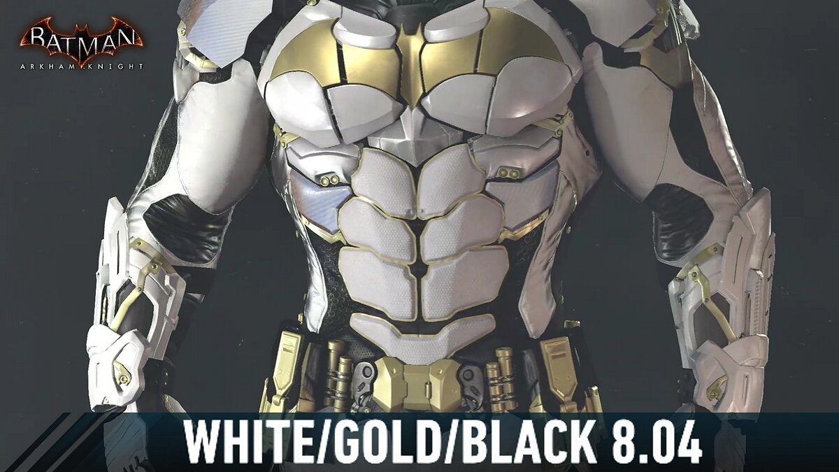 Batman: Arkham Knight — Бело-золотой костюм v 8.04