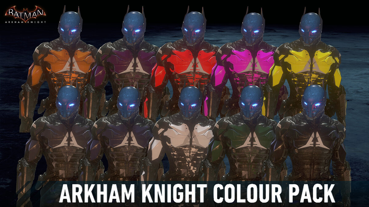 Batman: Arkham Knight — Набор расцветок для рыцаря Аркхема
