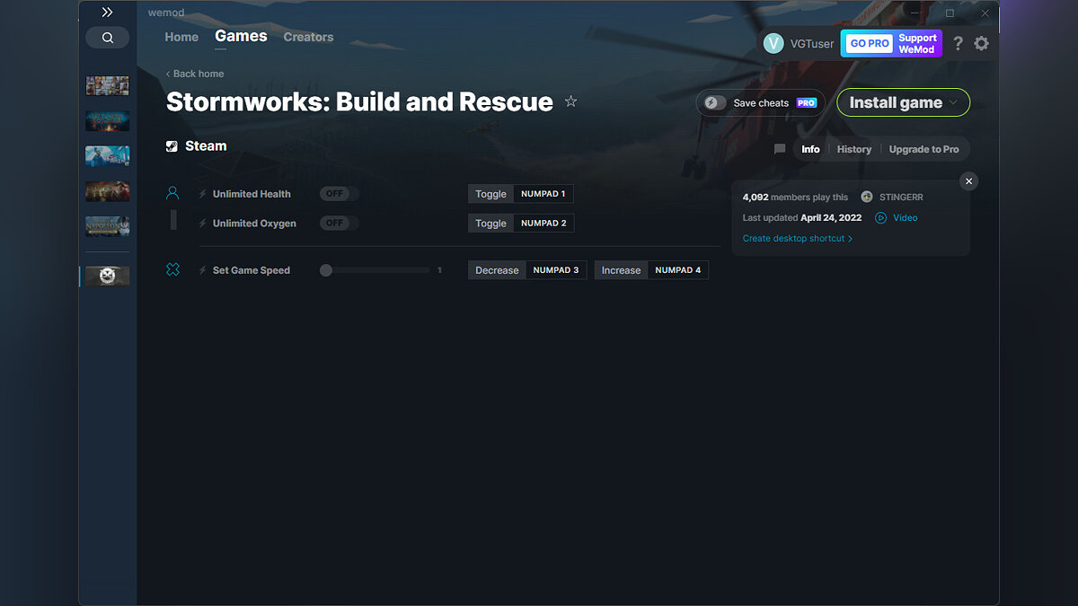 Stormworks: Build and Rescue — Трейнер (+3) от 24.04.2022 [WeMod]
