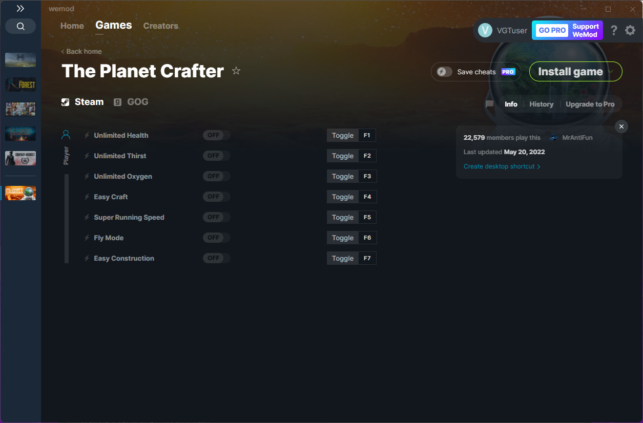 Planet crafter читы