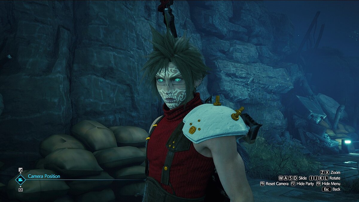 Final Fantasy VII Remake — Татуировка на лице Клода