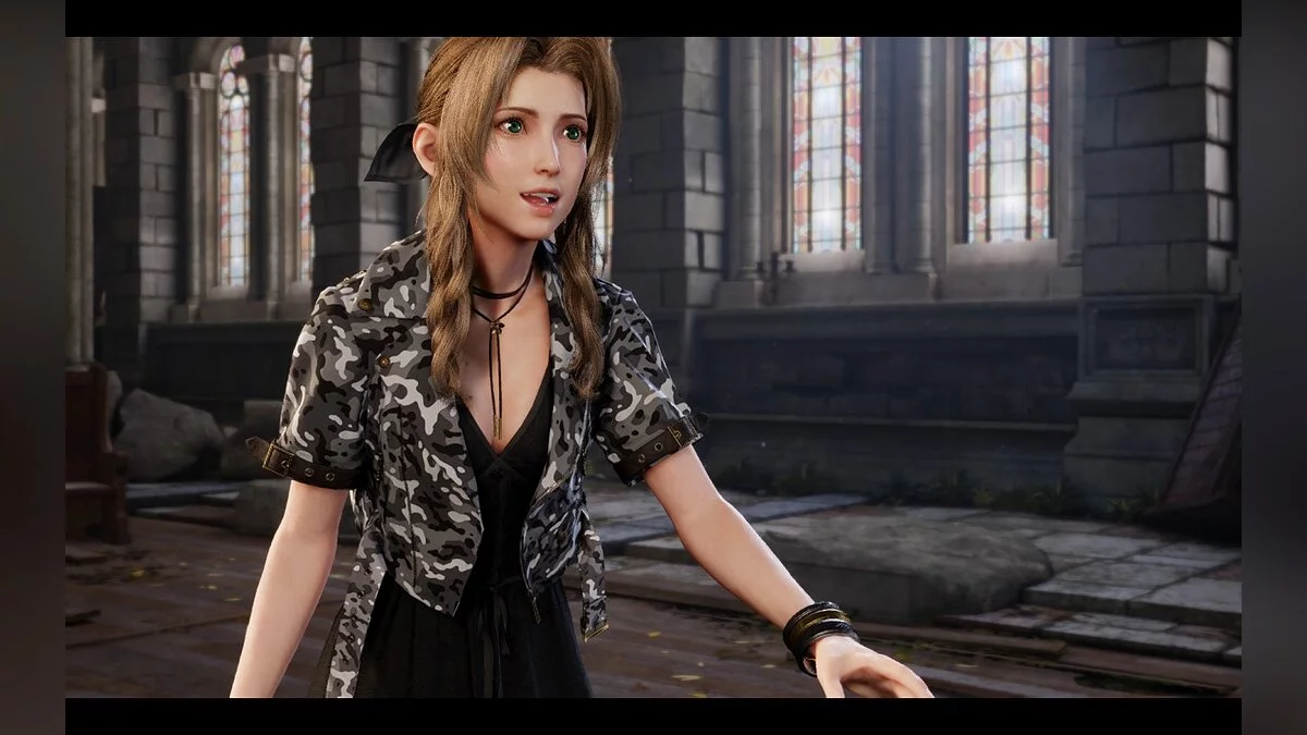 Final Fantasy VII Remake — Айрис в городском камуфляже