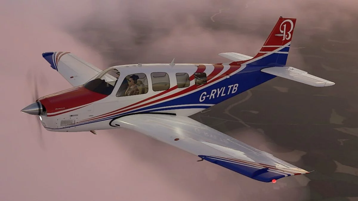 Microsoft Flight Simulator — Самолет «Бонанза турбо»