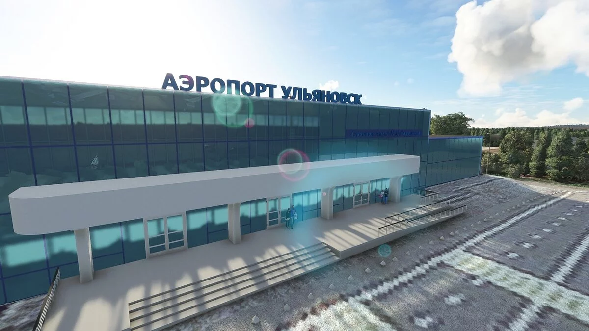 Microsoft Flight Simulator — Аэропорт Ульяновск Баратаевка (Россия)