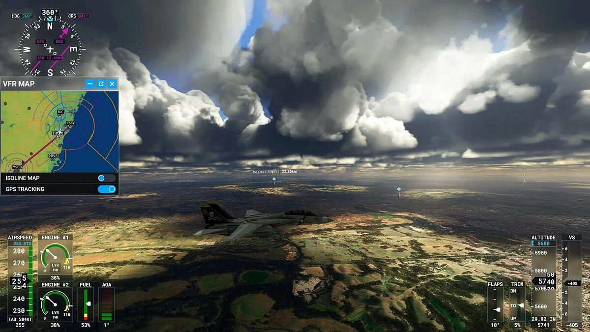 Microsoft Flight Simulator — Реалистичные цвета