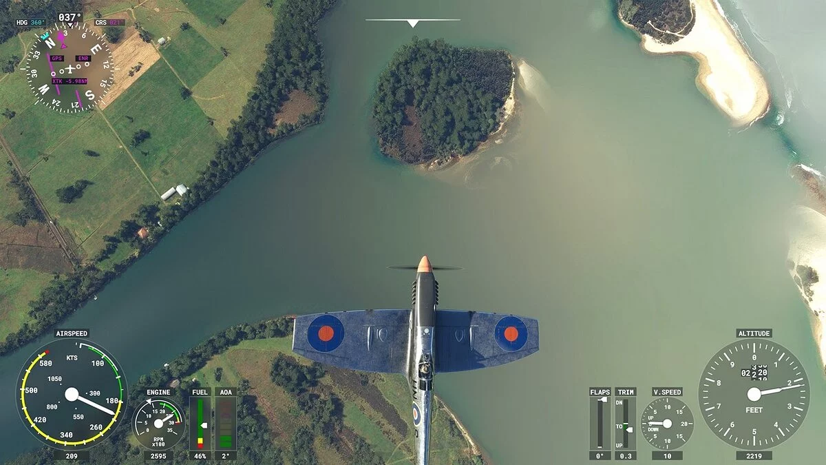 Microsoft Flight Simulator — Реалистичные цвета