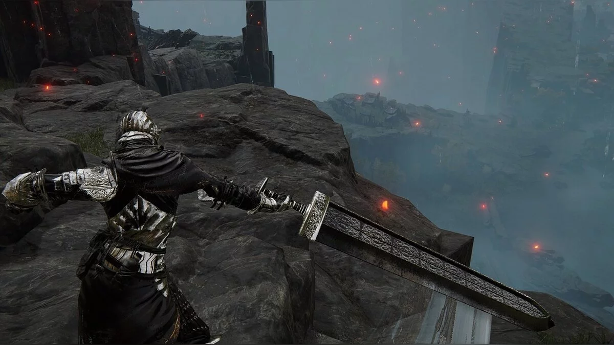 Elden Ring — Черный меч крипты из игры Dark Souls 2