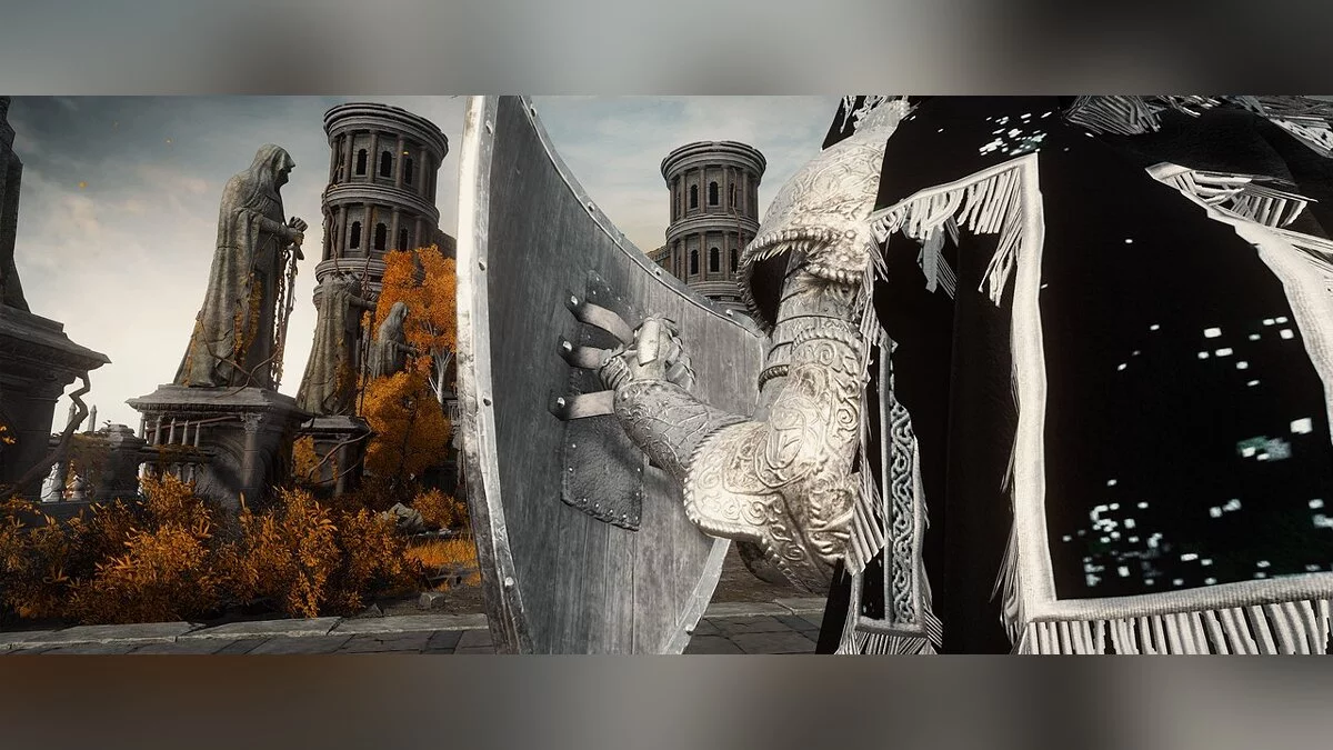 Elden Ring — Латунный щит - серебро