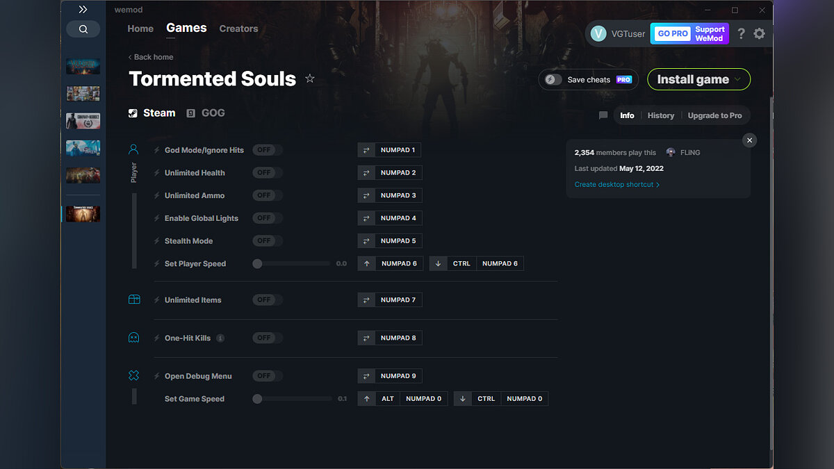Tormented Souls — Трейнер (+10) от 12.05.2022 [WeMod]