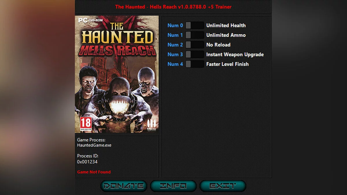 The Haunted: Hells Reach — Трейнер (+5) [1.0.8788.0]