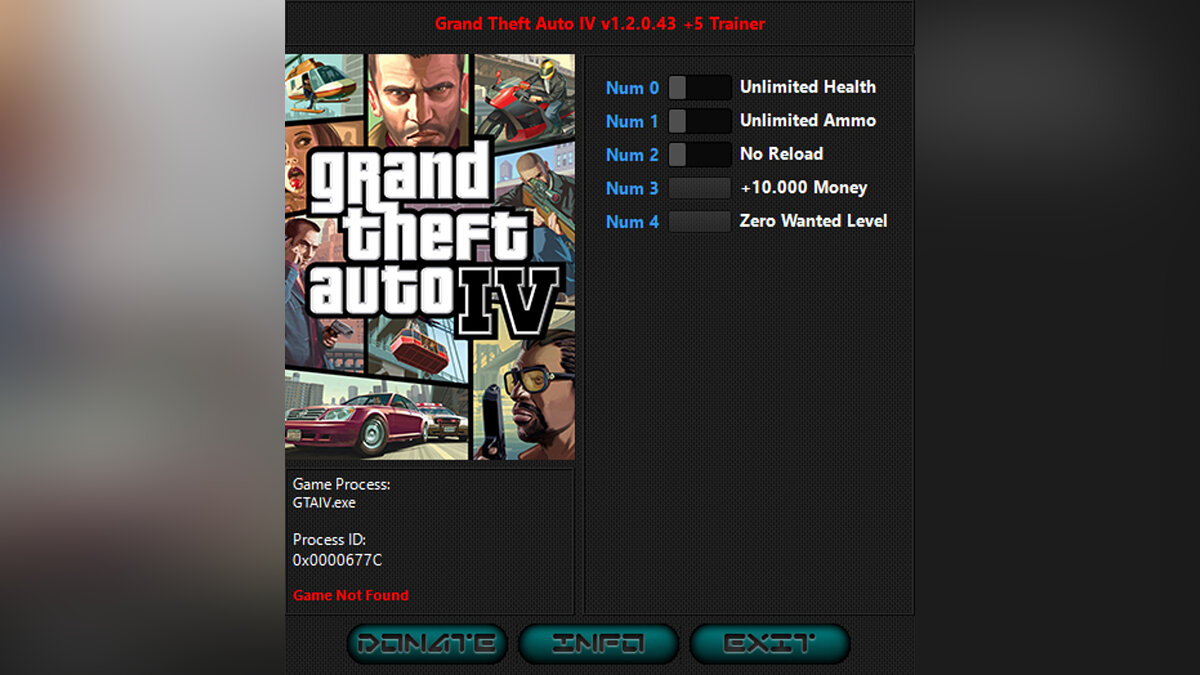 Grand Theft Auto 4: Complete Edition — Трейнер (+5) [1.2.0.43]