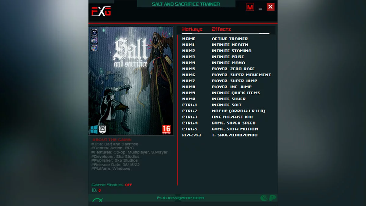 Salt and Sacrifice — Трейнер (+16) [1.0 - 1.0.0.4]