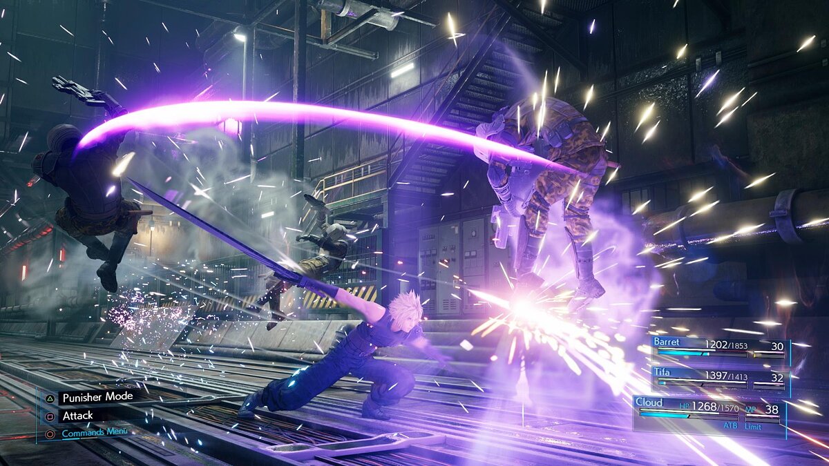 Final Fantasy VII Remake — Отключение замедления при атаках