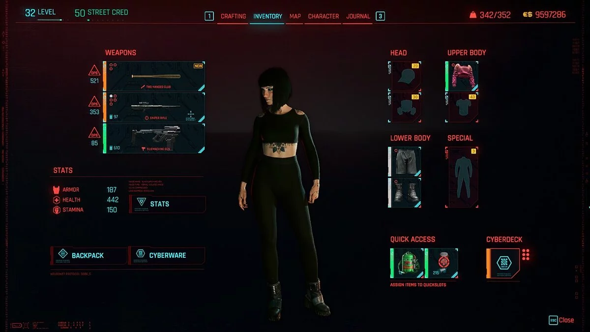 Cyberpunk 2077 — Одежда Джой из фильма «Бегущий по лезвию 2019»