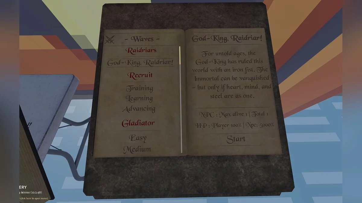 Blade and Sorcery — Райдриар король-бог