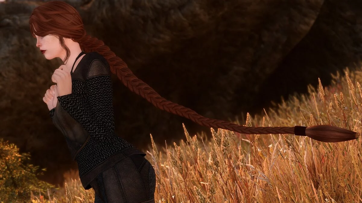 Elder Scrolls 5: Skyrim Special Edition — Физика движения для волос KS Hairdos