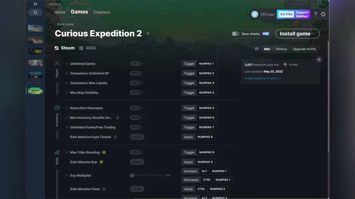 Curious Expedition 2 — Трейнер (+16) от 25.05.2022 [WeMod]