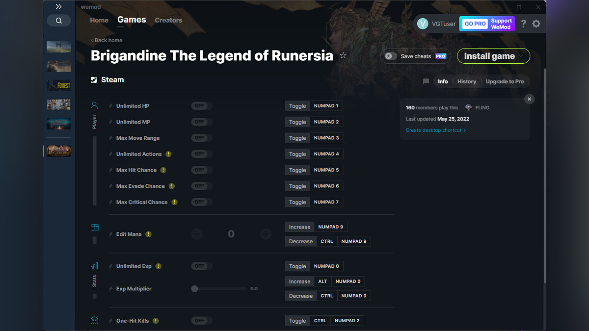 Brigandine: The Legend of Runersia — Трейнер (+12) от 25.05.2022 [WeMod]