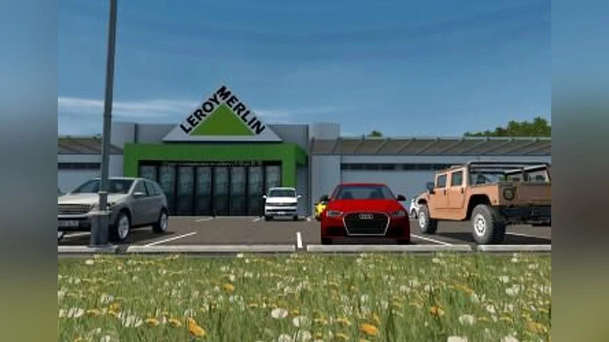 City Car Driving — Цветы