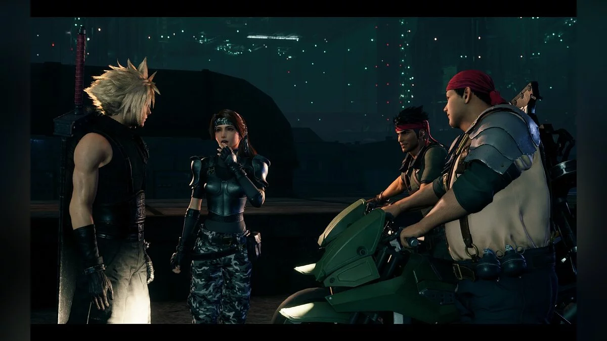 Final Fantasy VII Remake — Камуфляжная и золотая одежда для Джесси