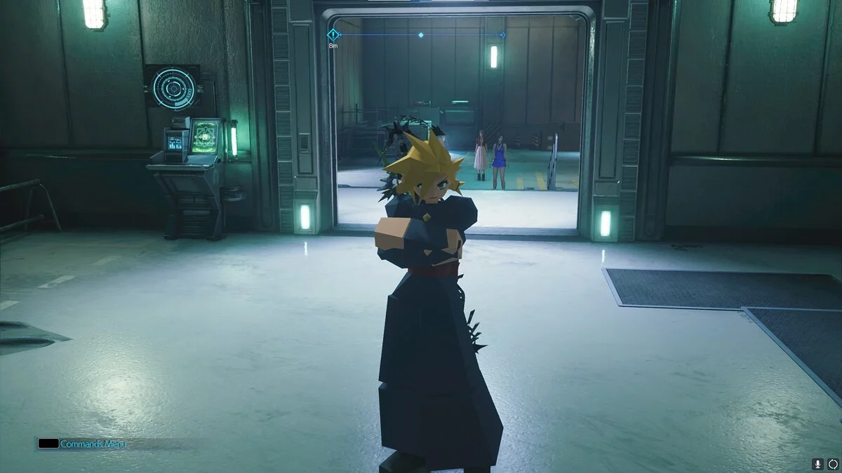 Final Fantasy VII Remake — Низкополигональное платье Клода