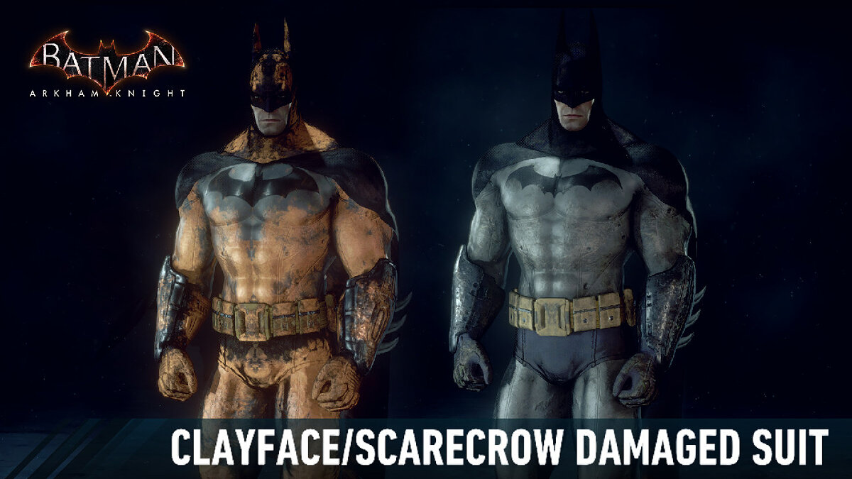 Batman: Arkham Knight Game of the Year Edition — Повреждения после битвы с Глиняным лицом