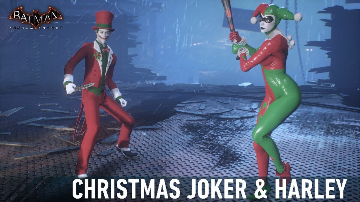 Batman: Arkham Knight Game of the Year Edition — Рождественские Джокер и Харли