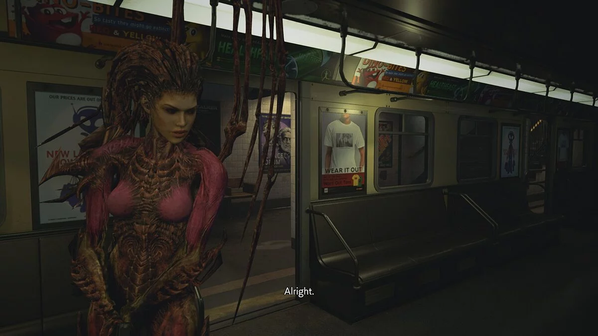 Resident Evil 3 — Сара Керриган заражена