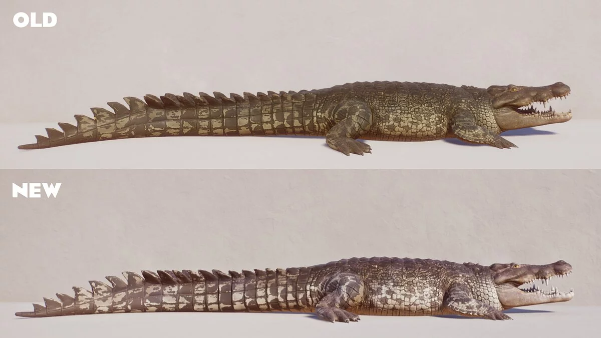 Planet Zoo — Редактирование текстур морского крокодила