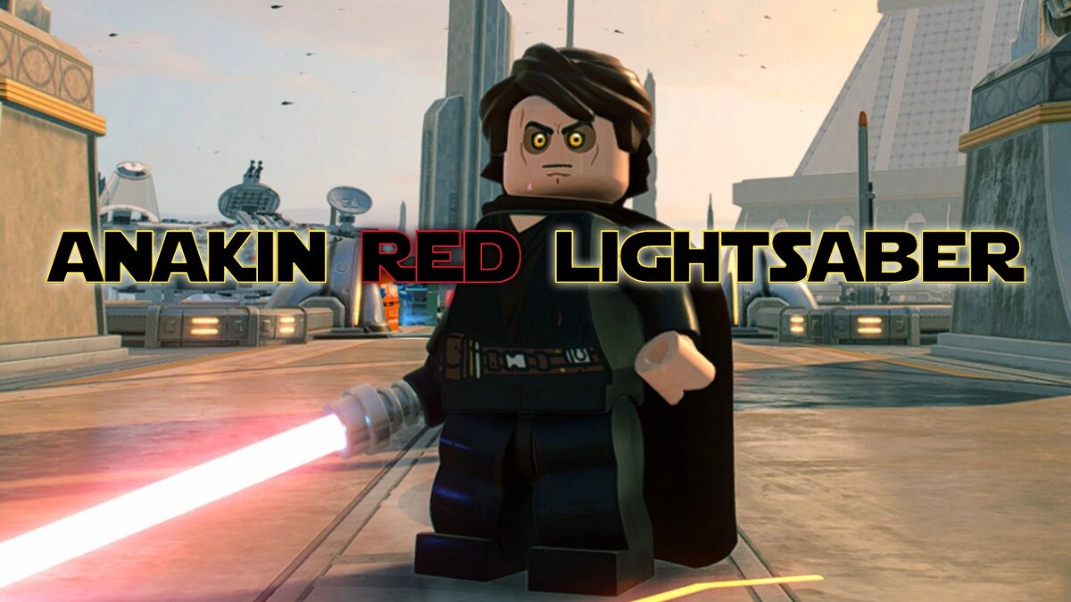 Lego Star Wars: The Skywalker Saga — Энакин - красный световой меч / Оружие  и гранаты / Предметы