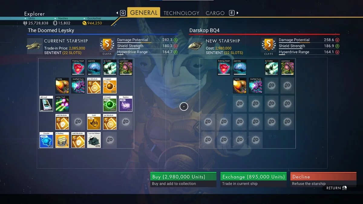 No Man&#039;s Sky — Только живые корабли