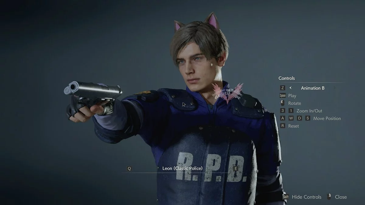 Resident Evil 2 — Кошачьи ушки для Леона