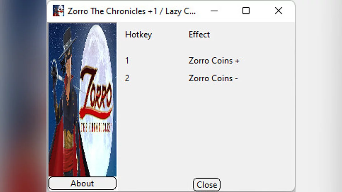 Zorro The Chronicles — Трейнер (+2) [UPD: 17.06.2022]