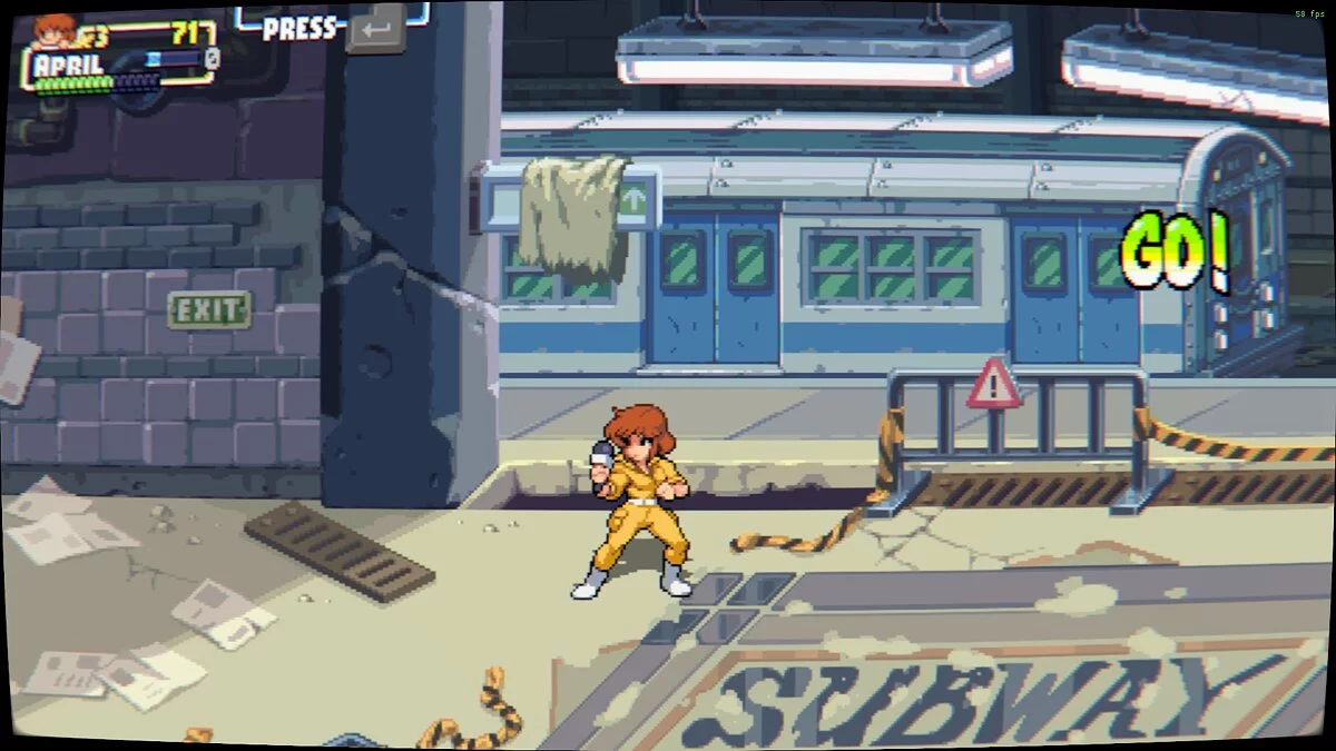 Teenage Mutant Ninja Turtles: Shredder&#039;s Revenge — Симуляция ЭЛТ монитора