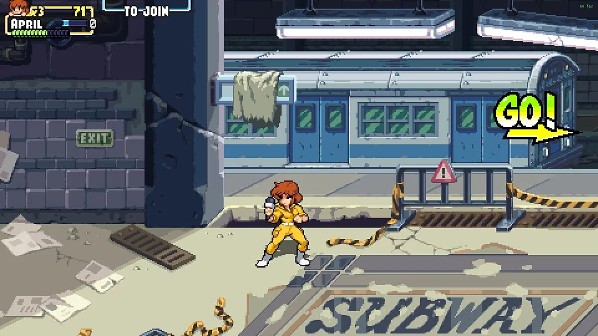 Teenage Mutant Ninja Turtles: Shredder&#039;s Revenge — Симуляция ЭЛТ монитора