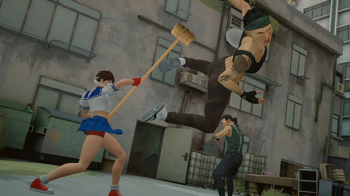 Sifu — Сакура Касугано из игры Street Fighter x Fortnite (с физикой)