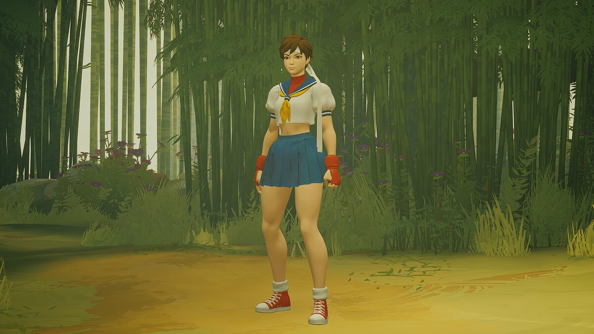 Sifu — Сакура Касугано из игры Street Fighter x Fortnite (с физикой)