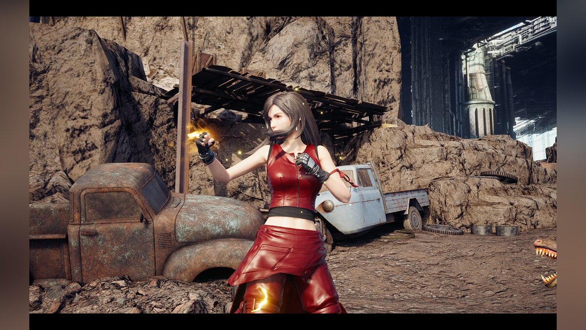 Final Fantasy VII Remake — Красный кожаный костюм для Тифы