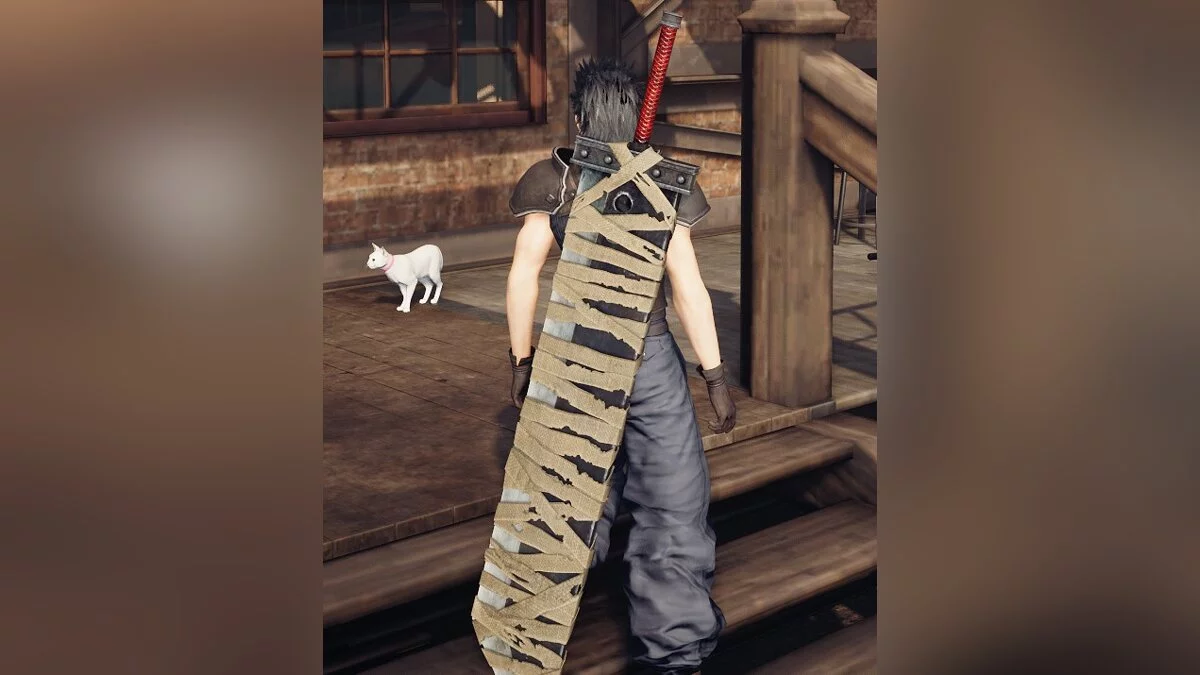 Final Fantasy VII Remake — Меч из игры Kingdom Hearts