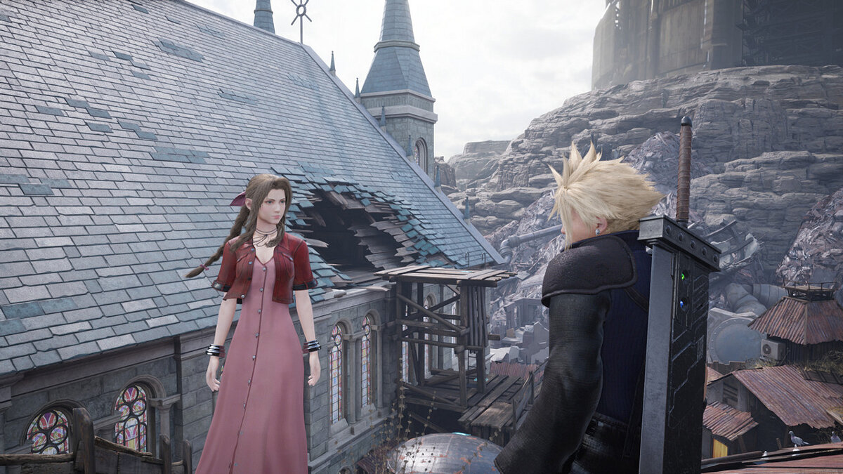 Final Fantasy VII Remake — Айрис в одежде из игры Advent Children