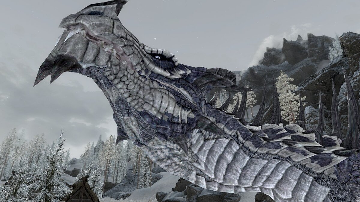 Elder Scrolls 5: Skyrim Special Edition — Драконы в 8K и 4K
