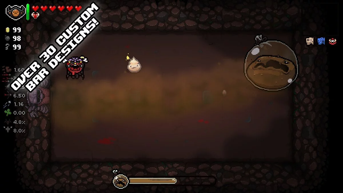 Binding of Isaac: Rebirth — Улучшенные панели боссов