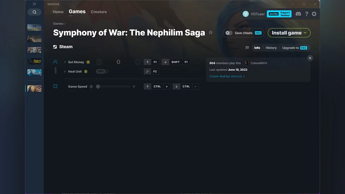 Symphony of War: The Nephilim Saga — Трейнер (+3) от 18.06.2022 [WeMod]