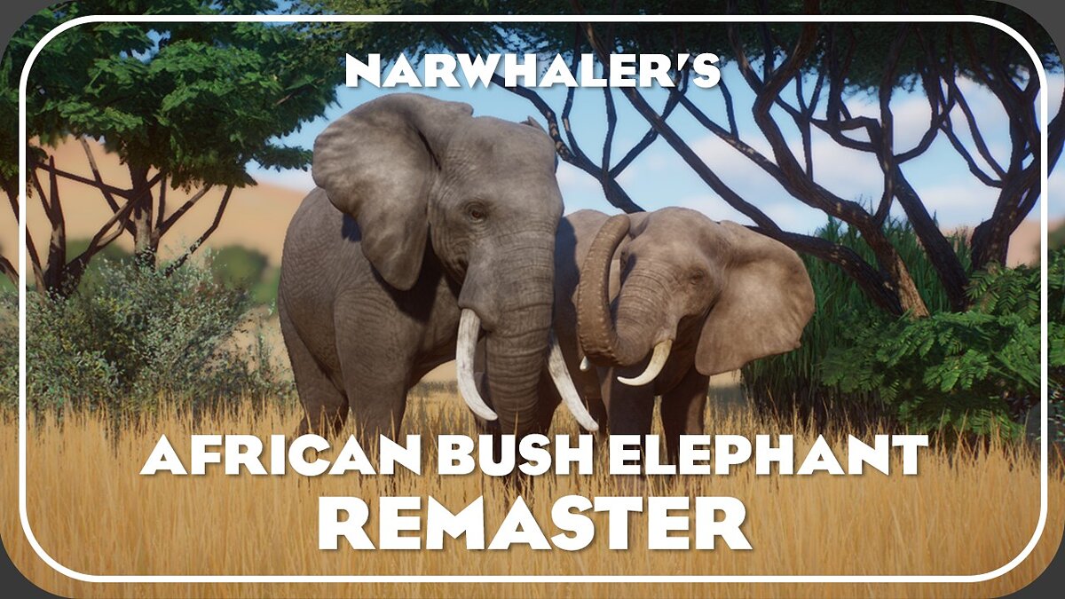 Planet Zoo — Ремастер африканских слонов