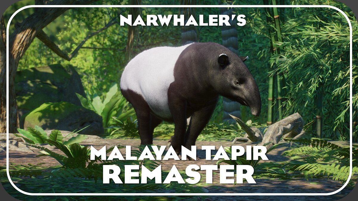 Planet Zoo — Малайский тапир